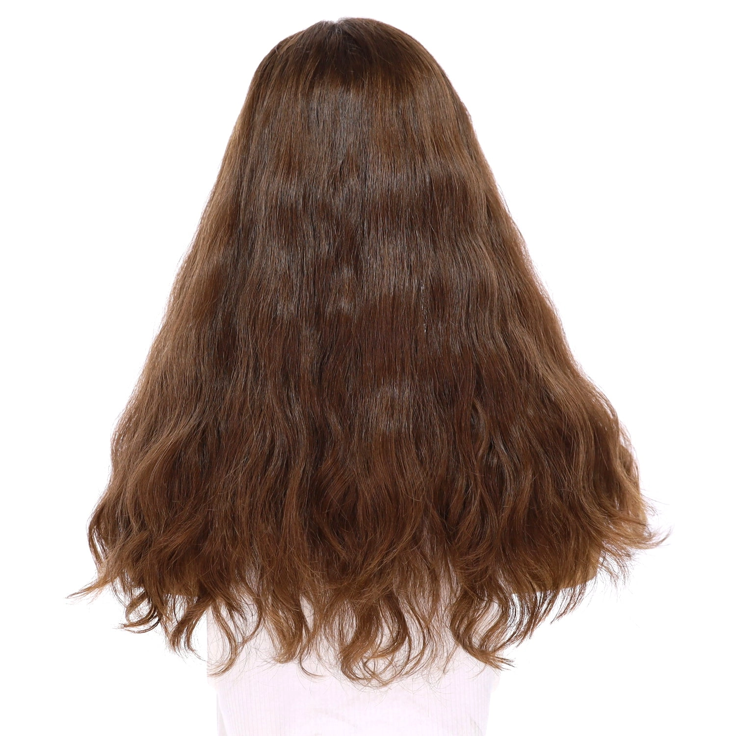20" Divine Luxe Lace Top Topper #6 Neutral Medium Brown Wavy
