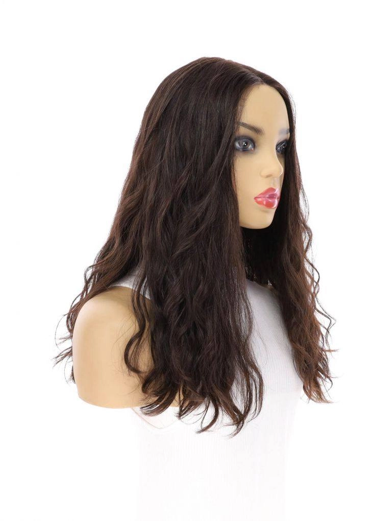 20" Divine Luxe Lace Top Wig #2 Neutral Dark Brown Wavy