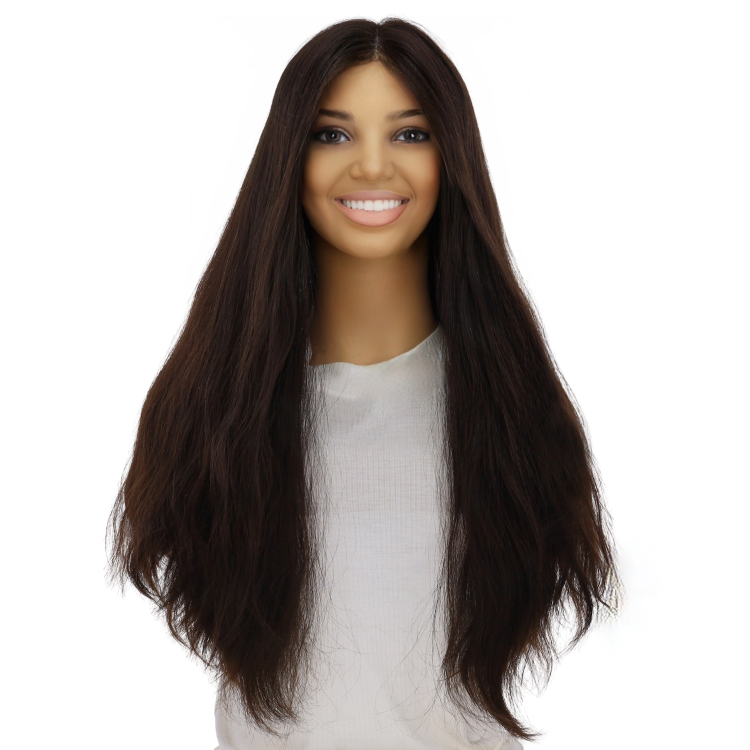 24" Divine Lace Top Wig Neutral Black Wavy