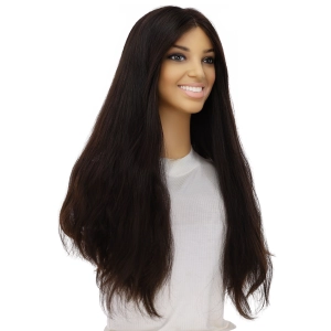 24" Divine Lace Top Wig Neutral Black Wavy