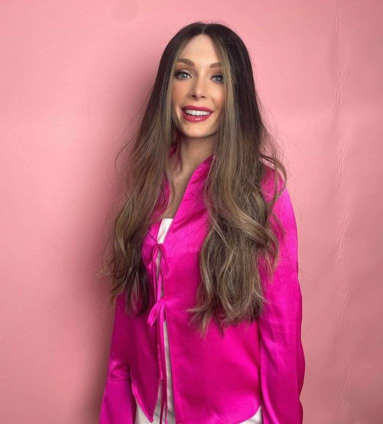 26" Divine Luxe Lace Top Wig #2 Dark Brown w/ Balayage Color