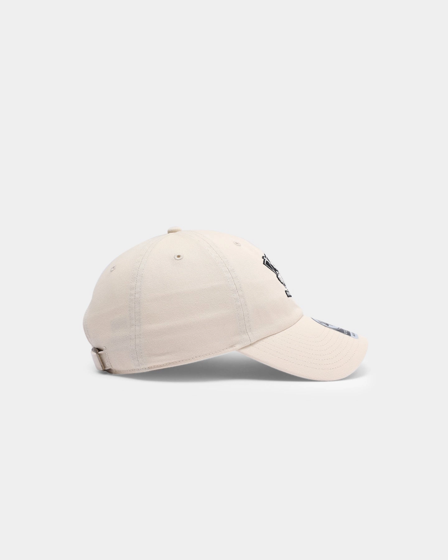 47 Brand Men's Anaheim Ducks Clean Up Strapback Natural/Black