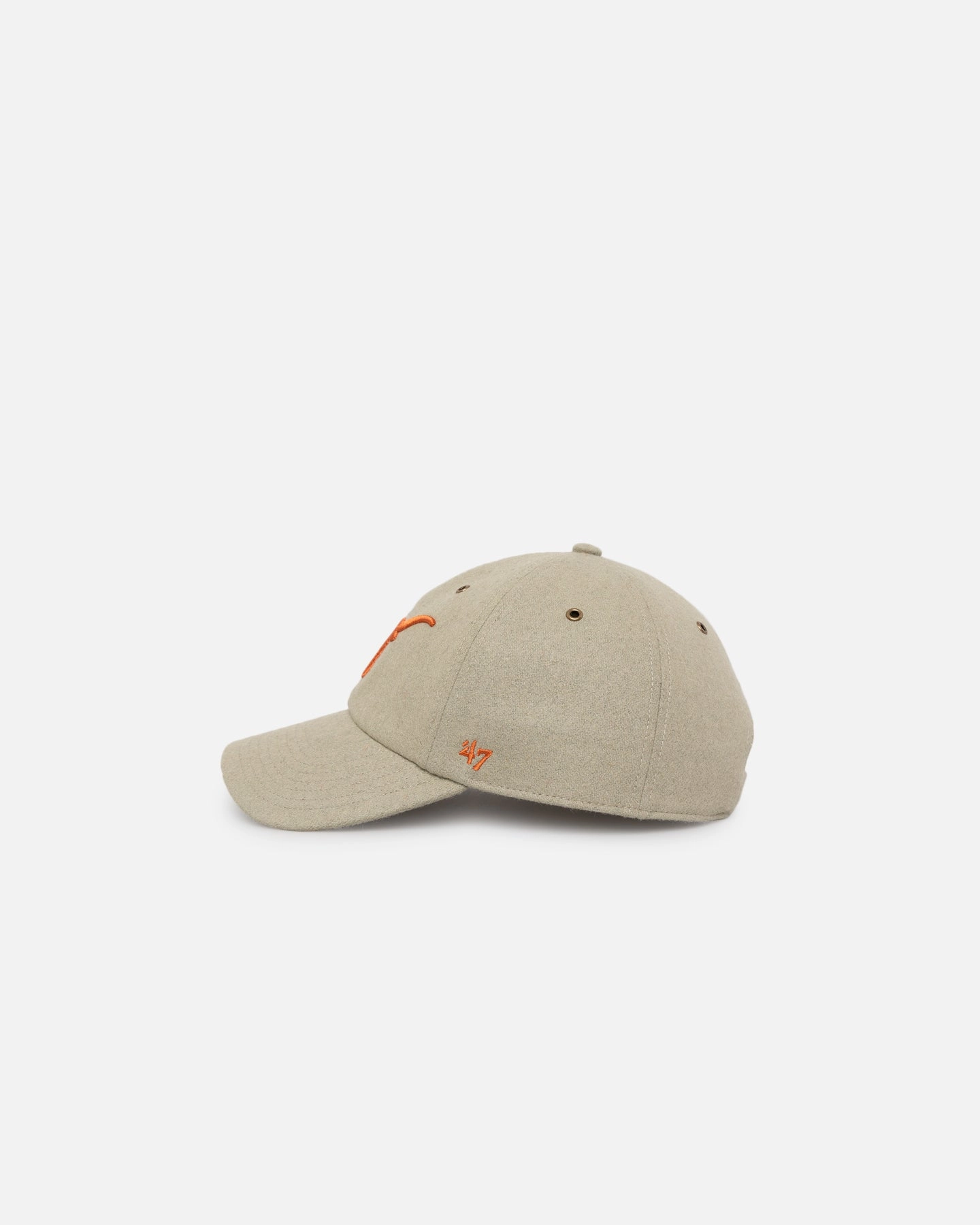 47 Brand Texas Longhorns Wooly Clean Up Strapback Bone