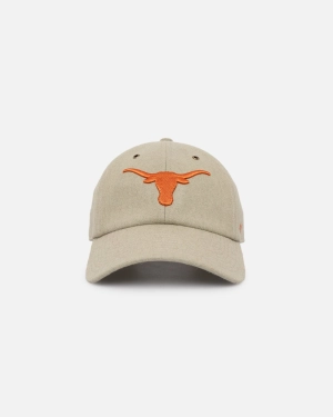 47 Brand Texas Longhorns Wooly Clean Up Strapback Bone