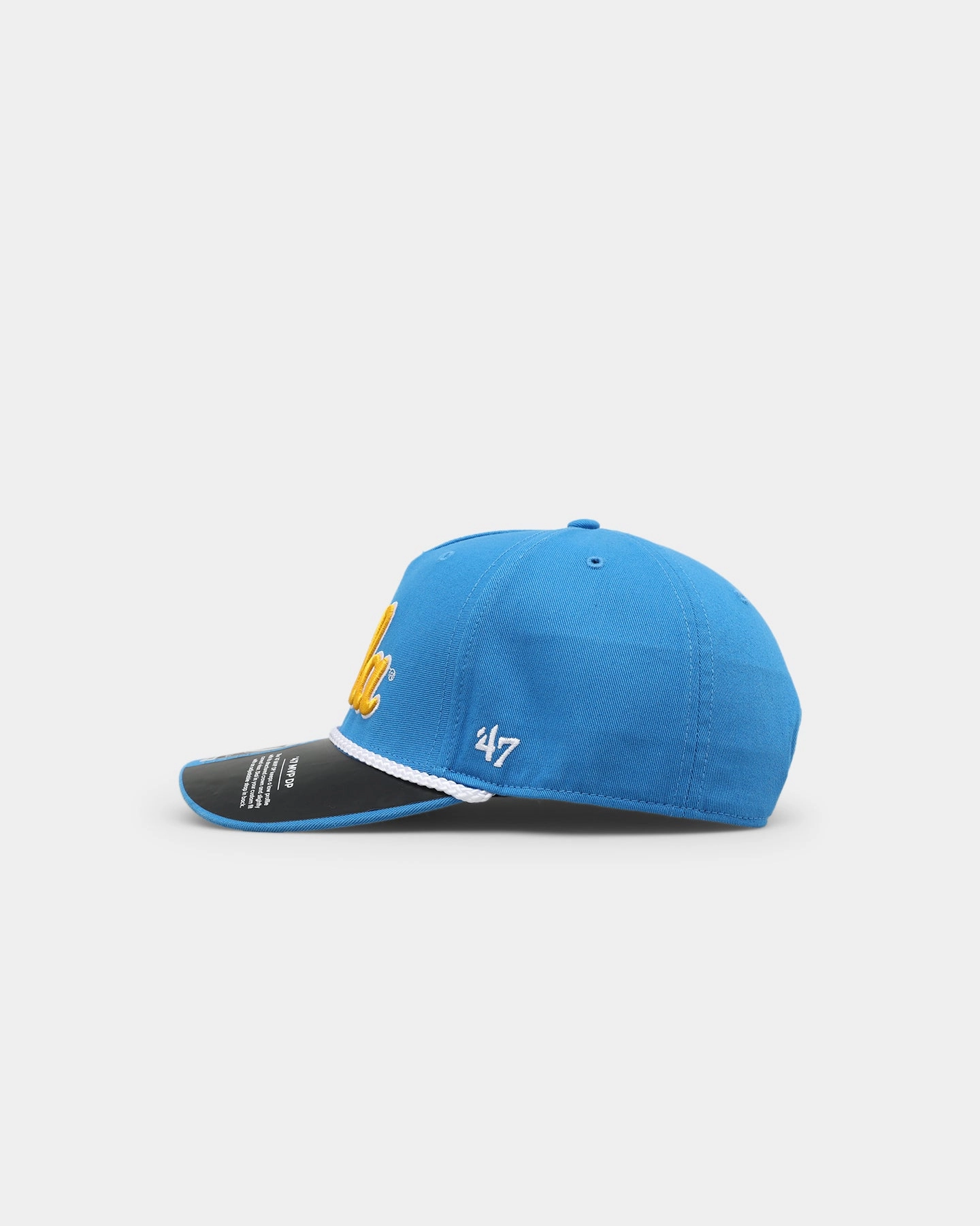 47 Brand UCLA Bruins Overhand Script '47 Clean Up Strapback Blue Raz
