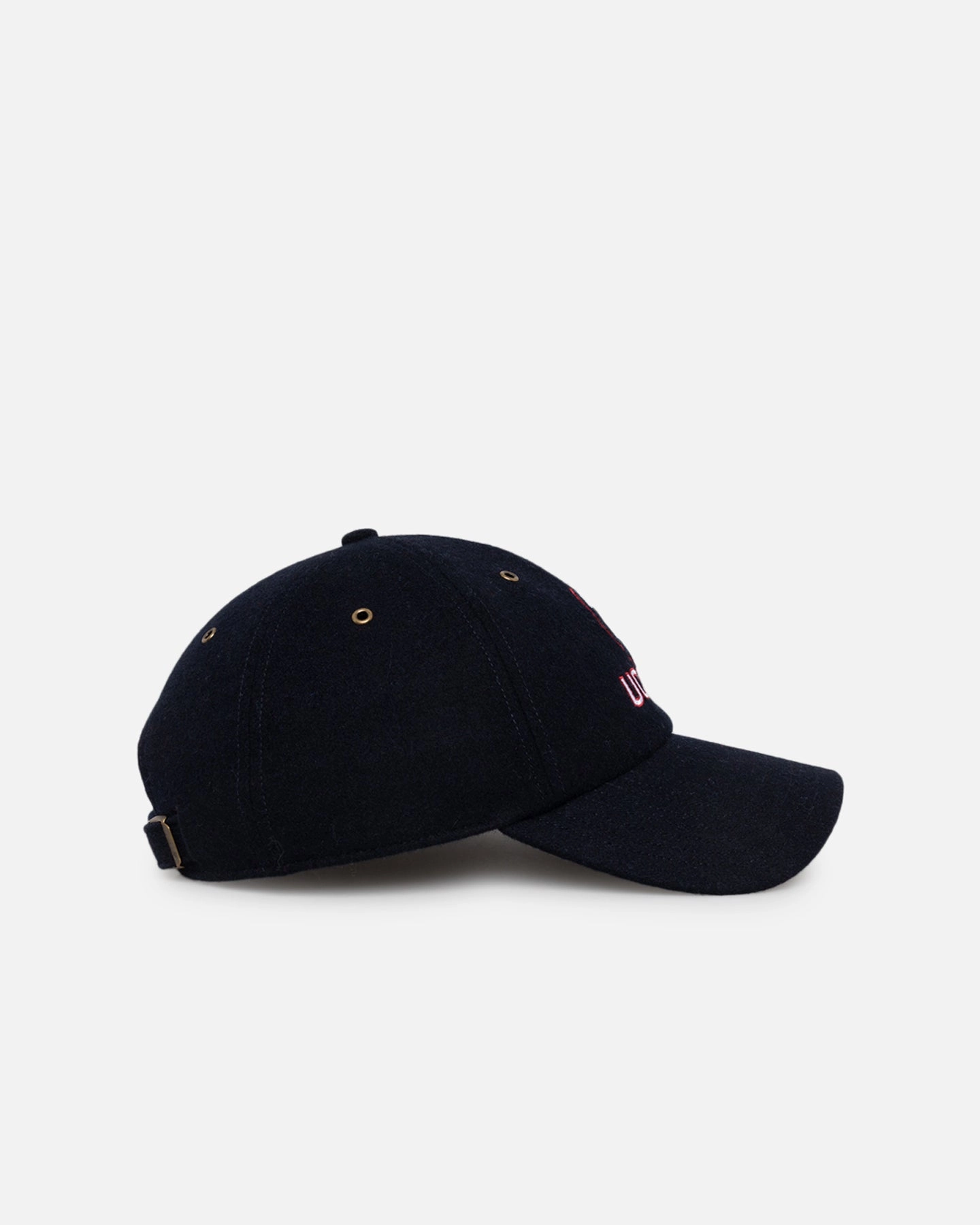 47 Brand UConn Huskies Wooly Clean Up Strapback Navy