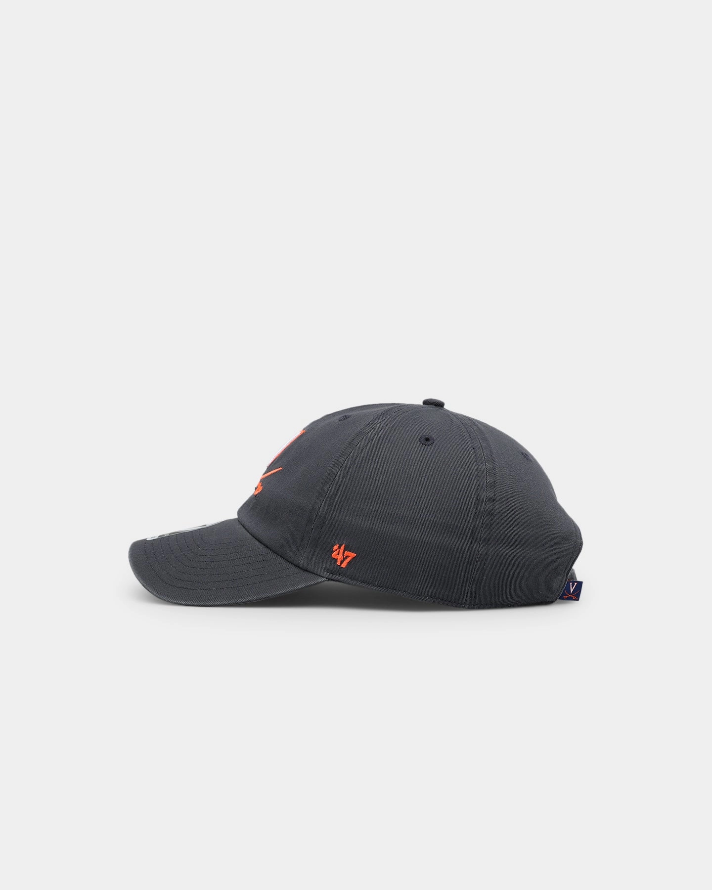 47 Brand Virginia Cavaliers '47 Clean Up Strapback Vintage Navy