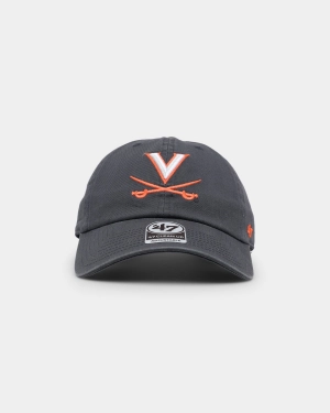 47 Brand Virginia Cavaliers '47 Clean Up Strapback Vintage Navy