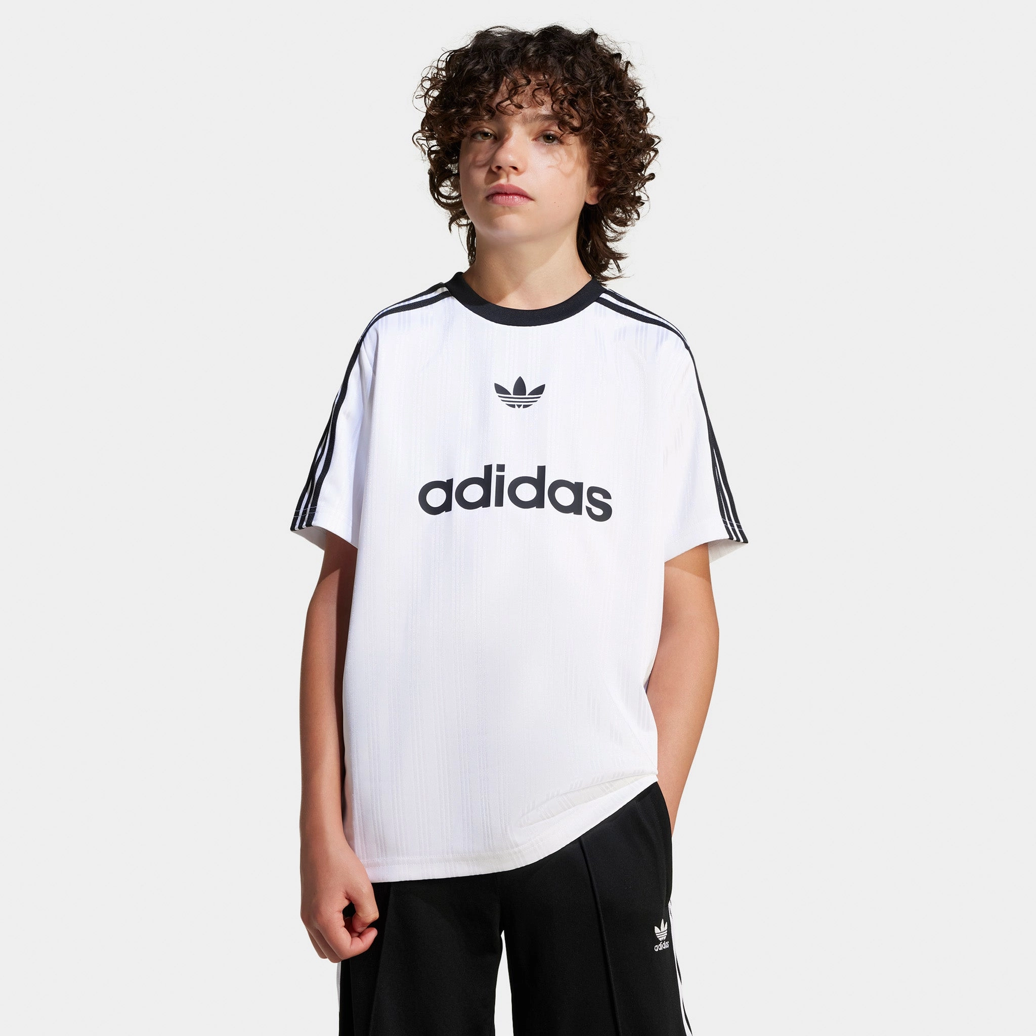 adidas Juniors' Adicolor Tee / White