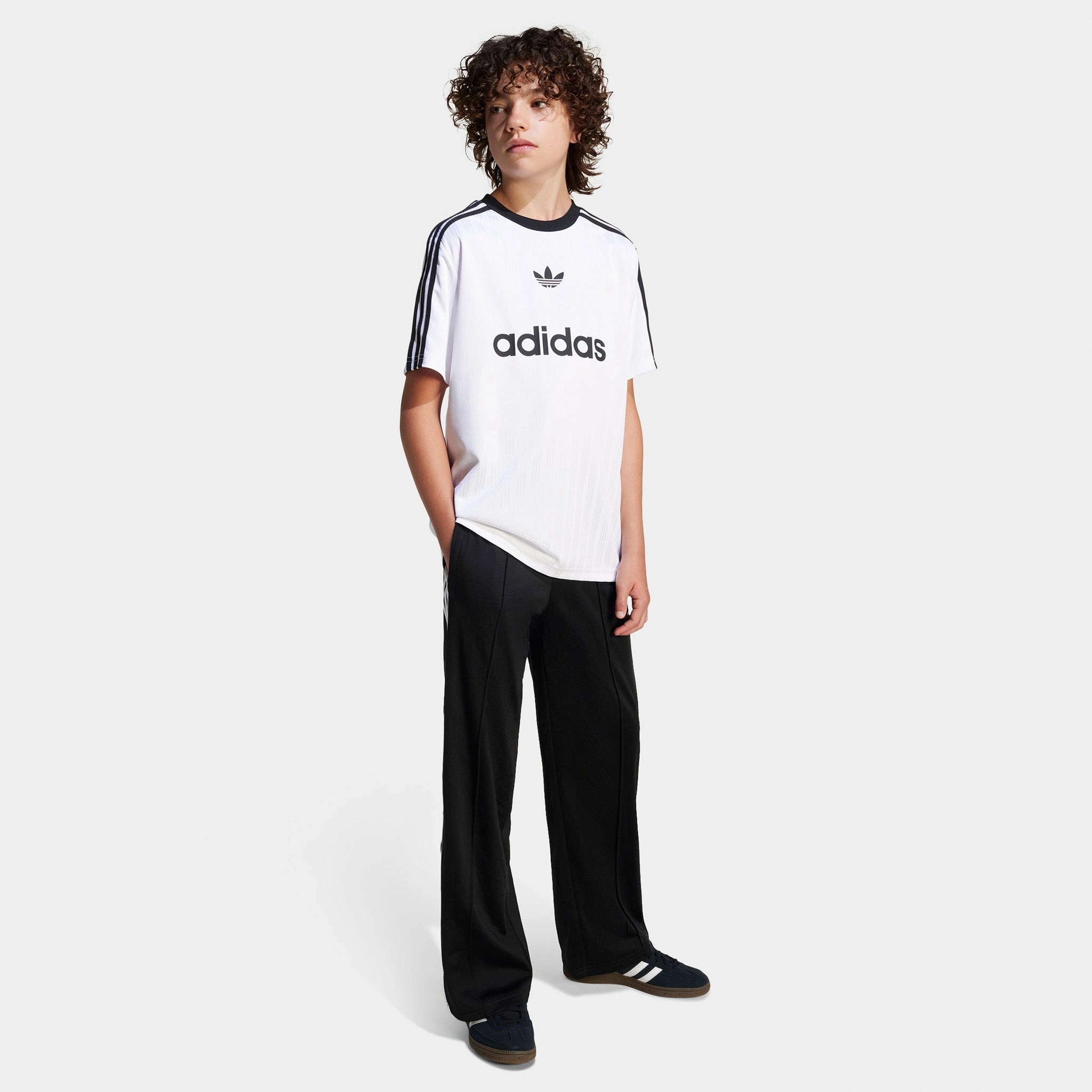 adidas Juniors' Adicolor Tee / White