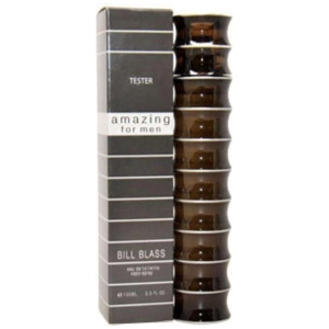Amazing for MEN by Bill Blass EDT SPRAY 3.4 oz 3.3 Brand New in tester Box