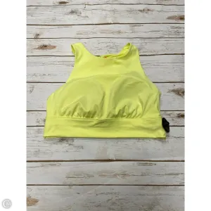 Athletic Bra By All In Motion In Yellow, Size: Xxl