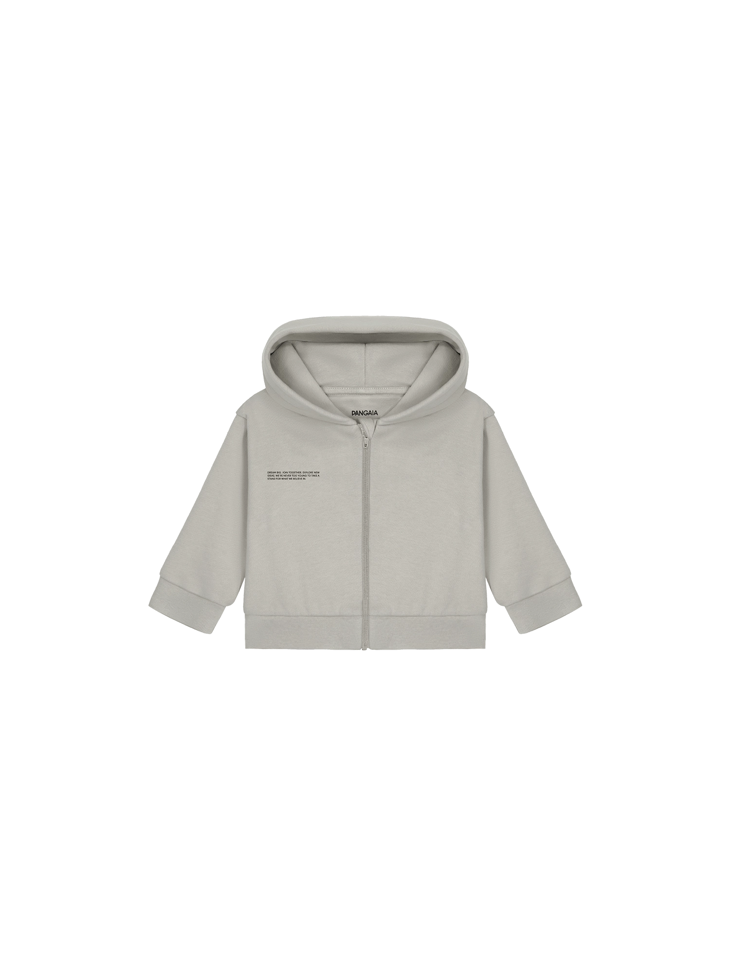 Baby 365 Midweight Zip Up Hoodie—stone