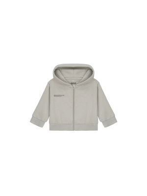 Baby 365 Midweight Zip Up Hoodie—stone