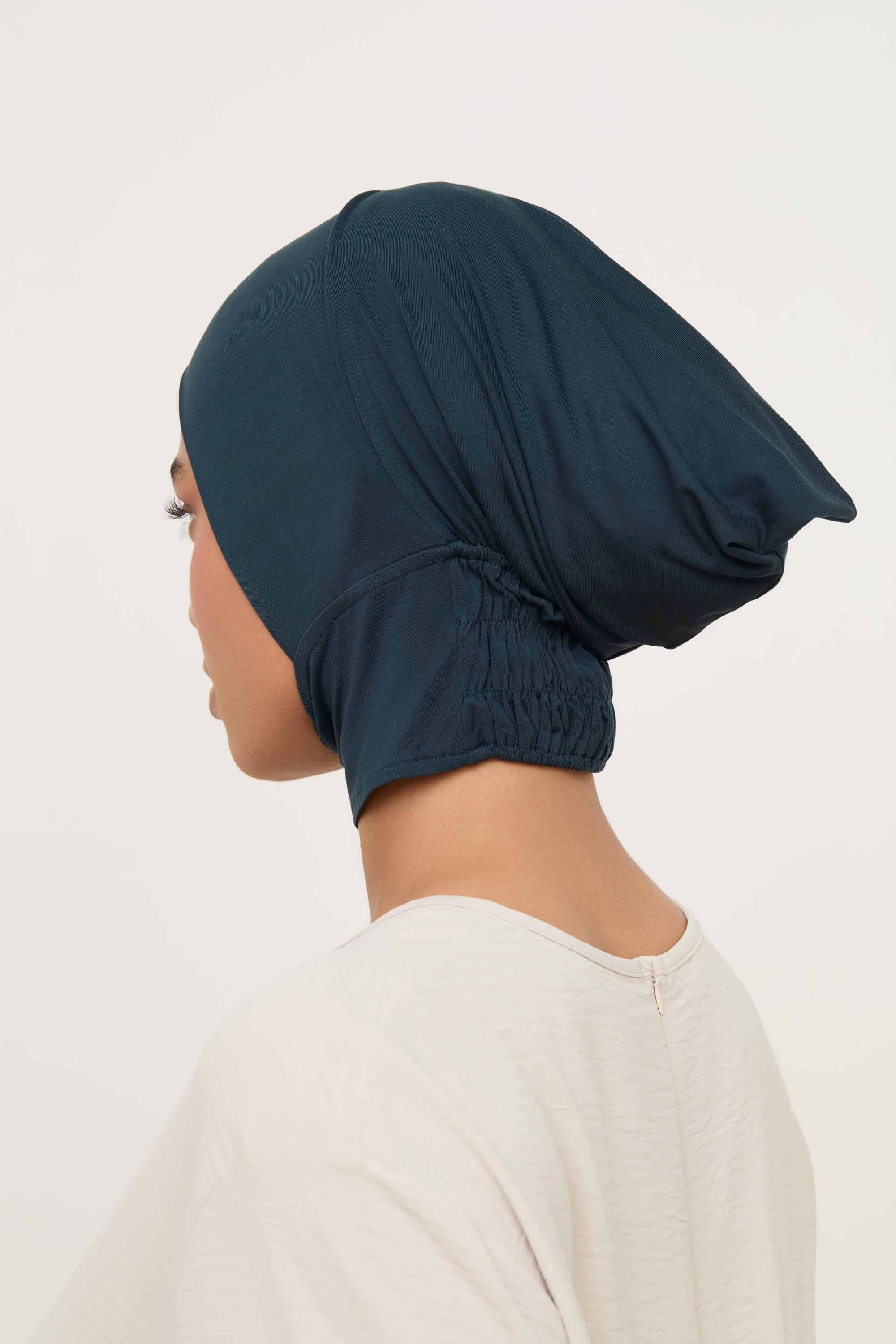 Bamboo Jersey Mini Full Coverage Undercap - Dark Teal