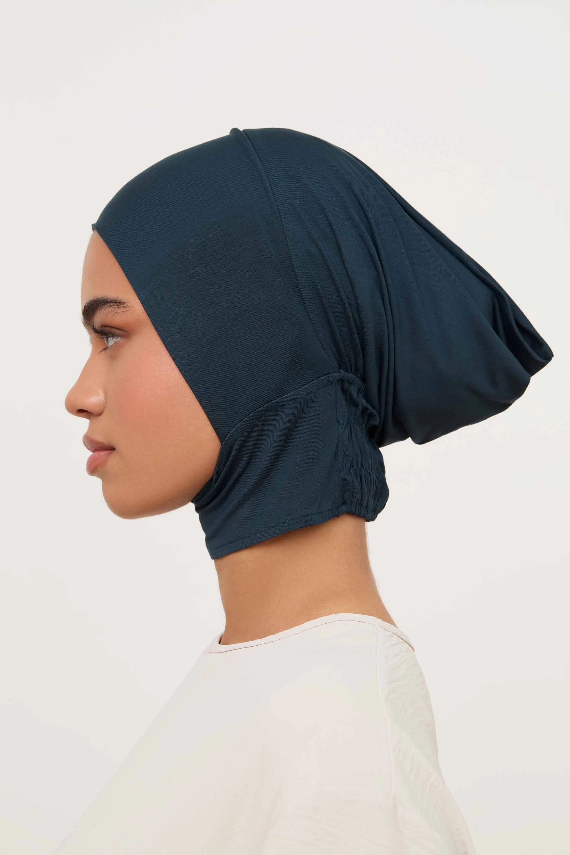 Bamboo Jersey Mini Full Coverage Undercap - Dark Teal