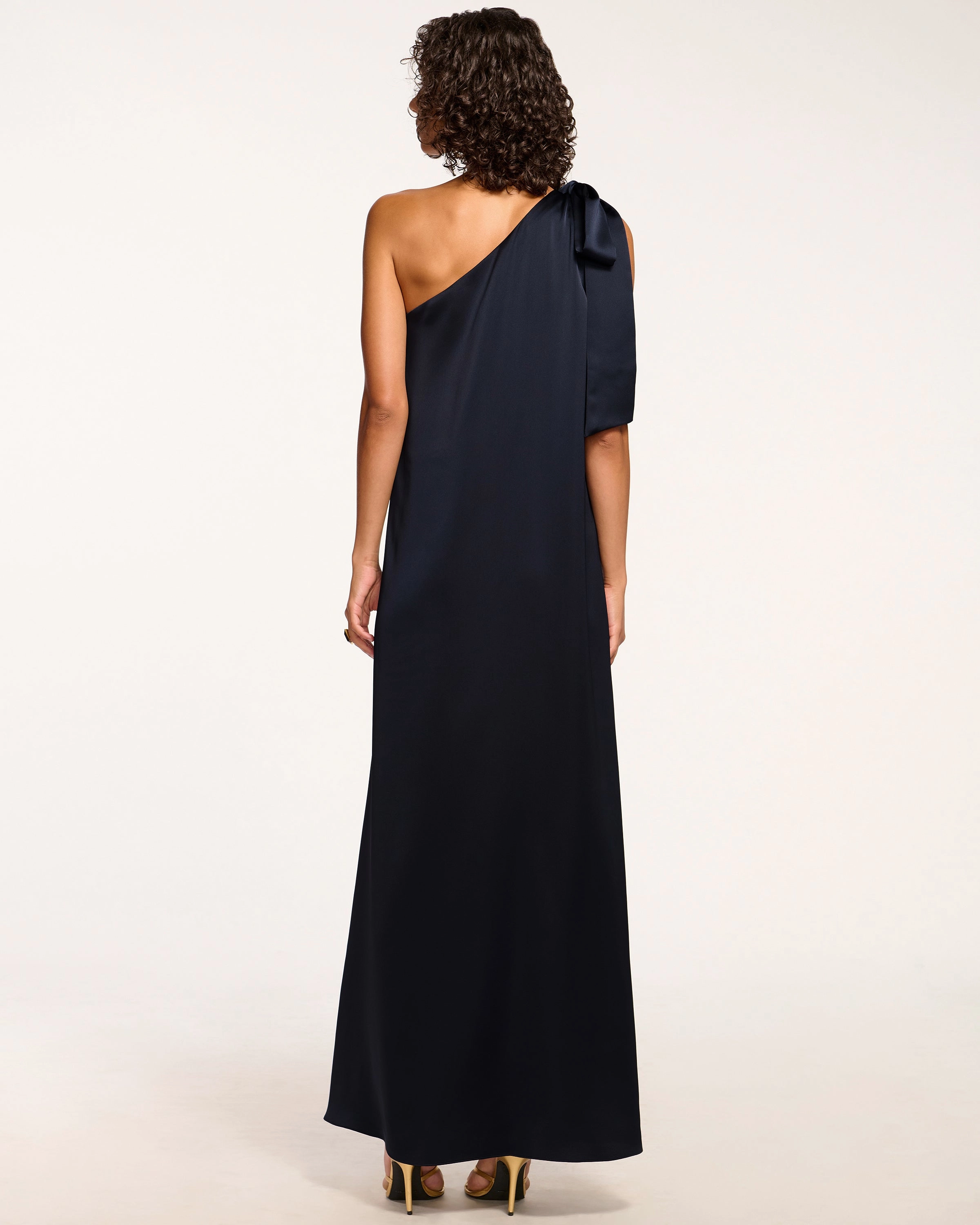 Benita One-Shoulder Gown