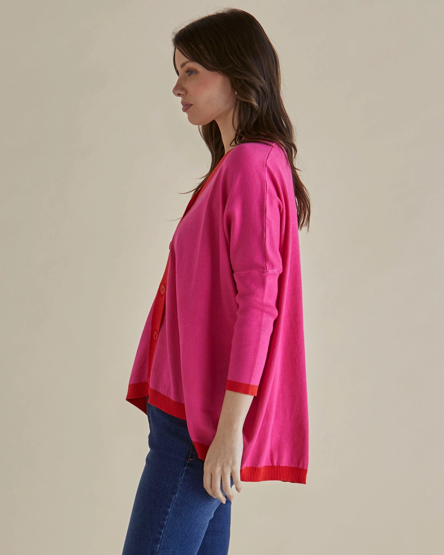 Betty Basics Hampton Cardigan Pink