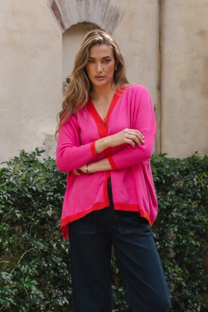 Betty Basics Hampton Cardigan Pink