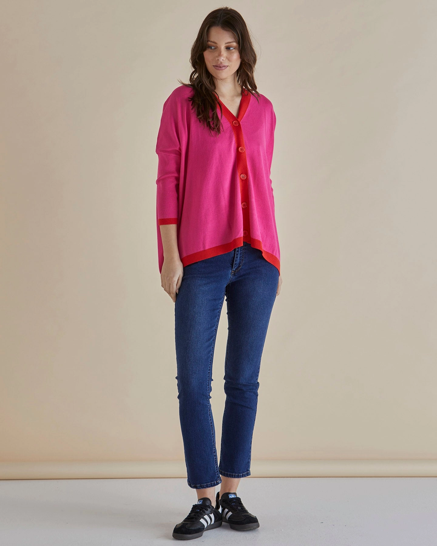 Betty Basics Hampton Cardigan Pink
