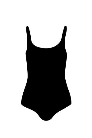 Black Flora Bikini Bodysuit