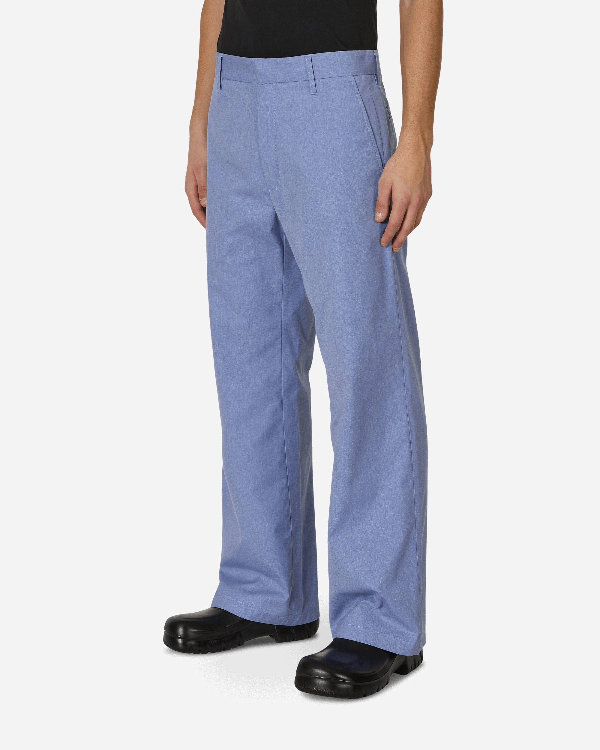 Bootcut Trousers Purple