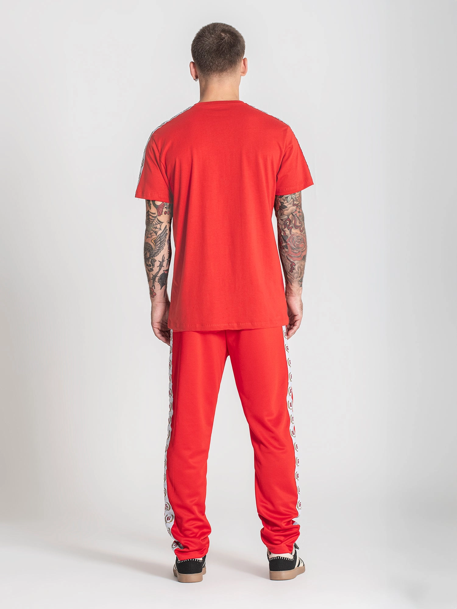 Burgundy Retro Tape Tee