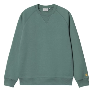 Carhartt WIP Chase Sweat Silver Pine / Gold