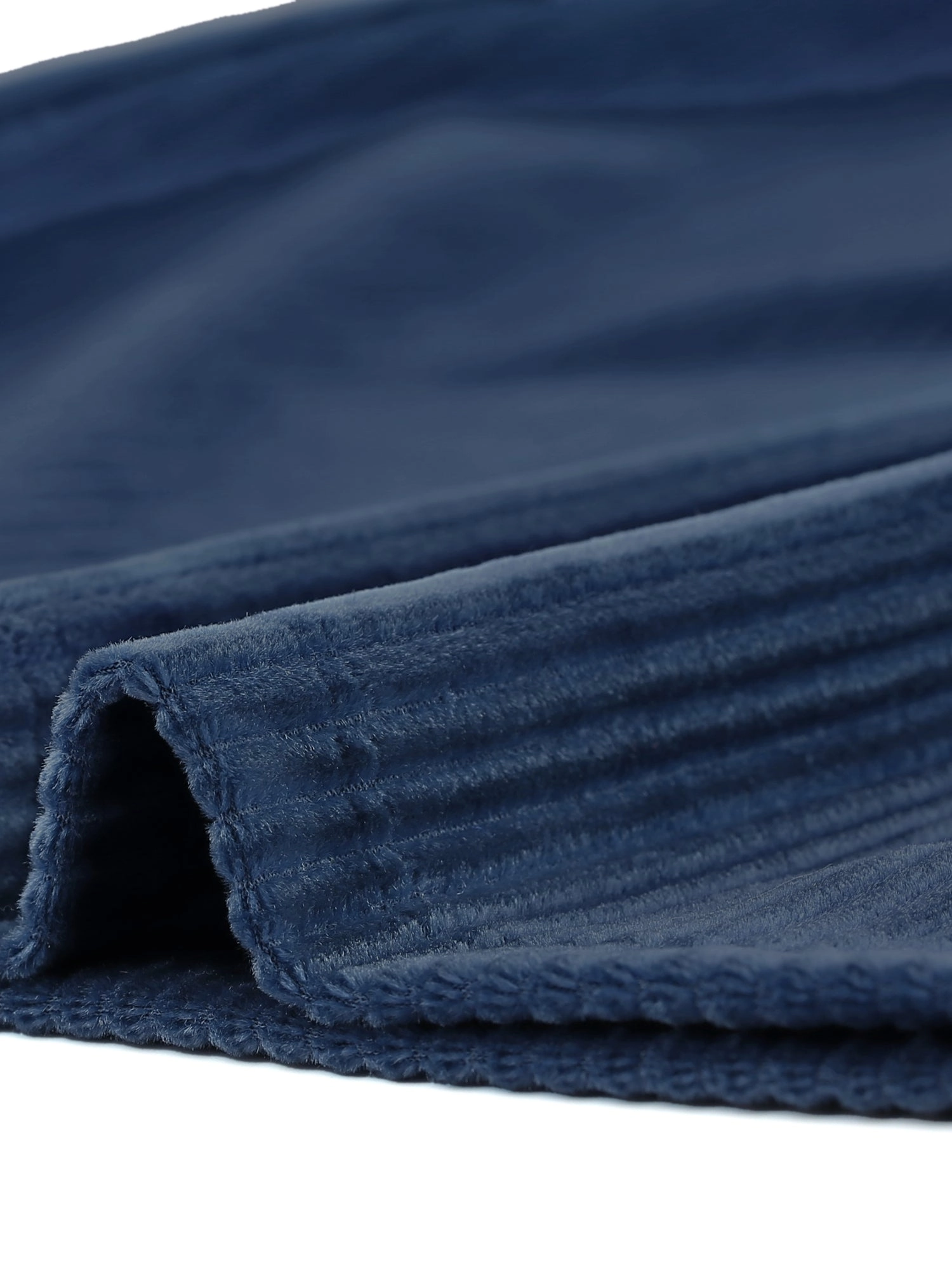 Casual Velvet Mock Neck Long Sleeve Rib Knit Velour Blouse