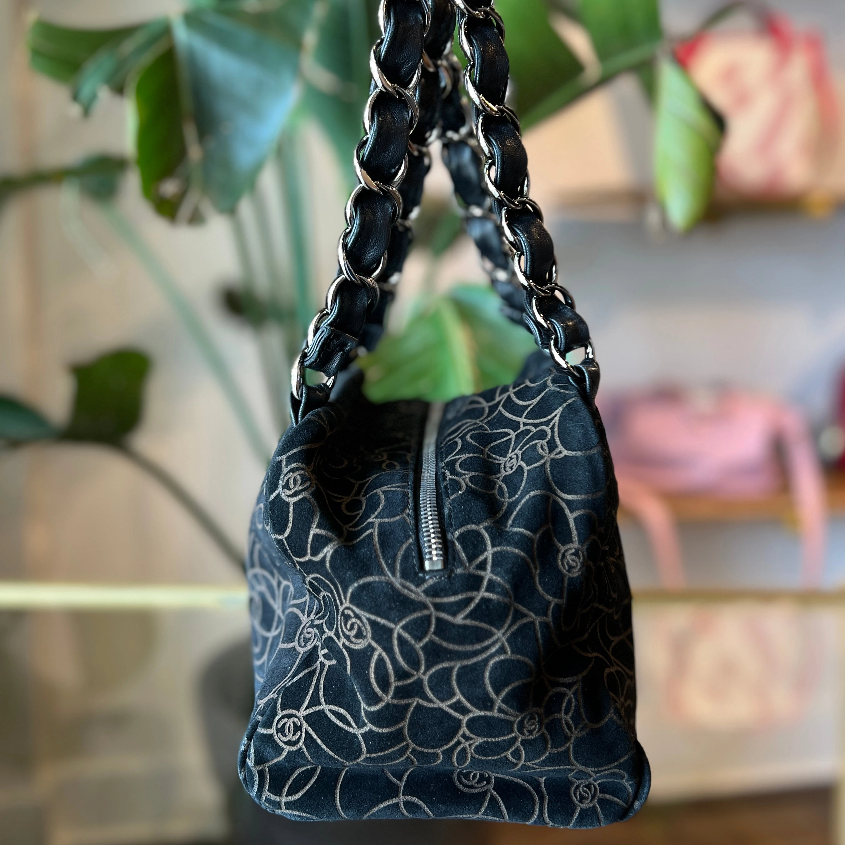 CHANEL Camellia Shoulder Bag