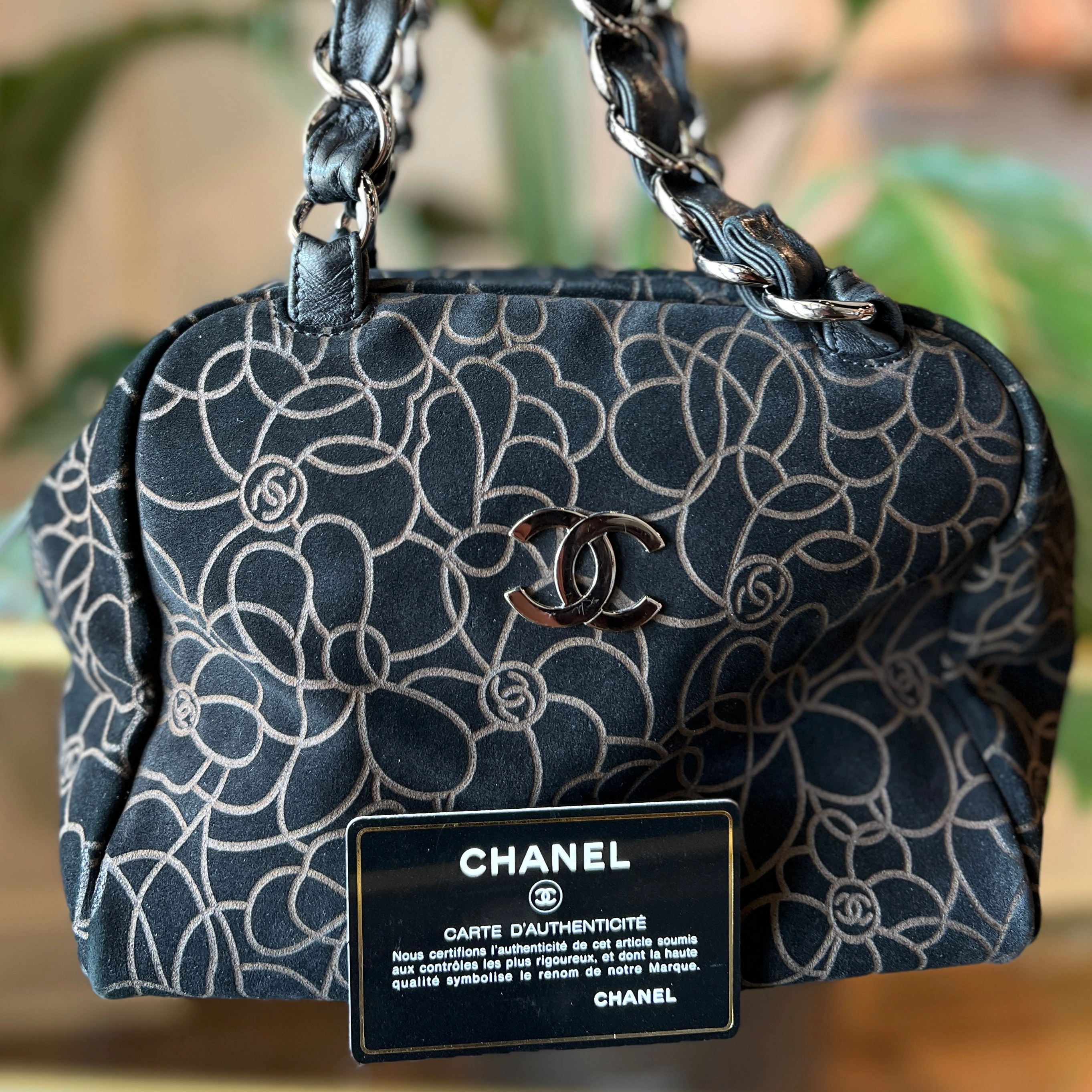 CHANEL Camellia Shoulder Bag