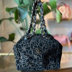CHANEL Camellia Shoulder Bag
