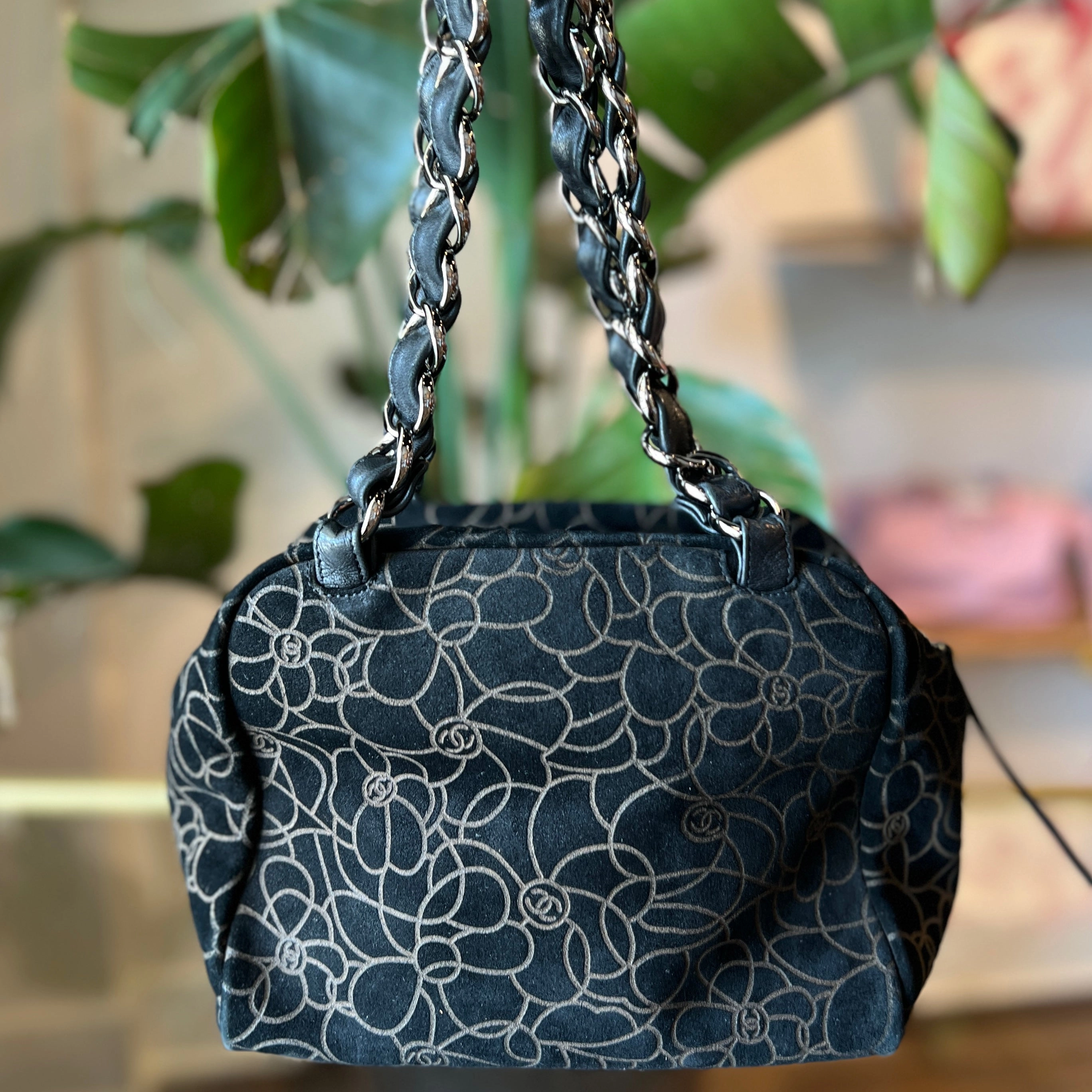 CHANEL Camellia Shoulder Bag