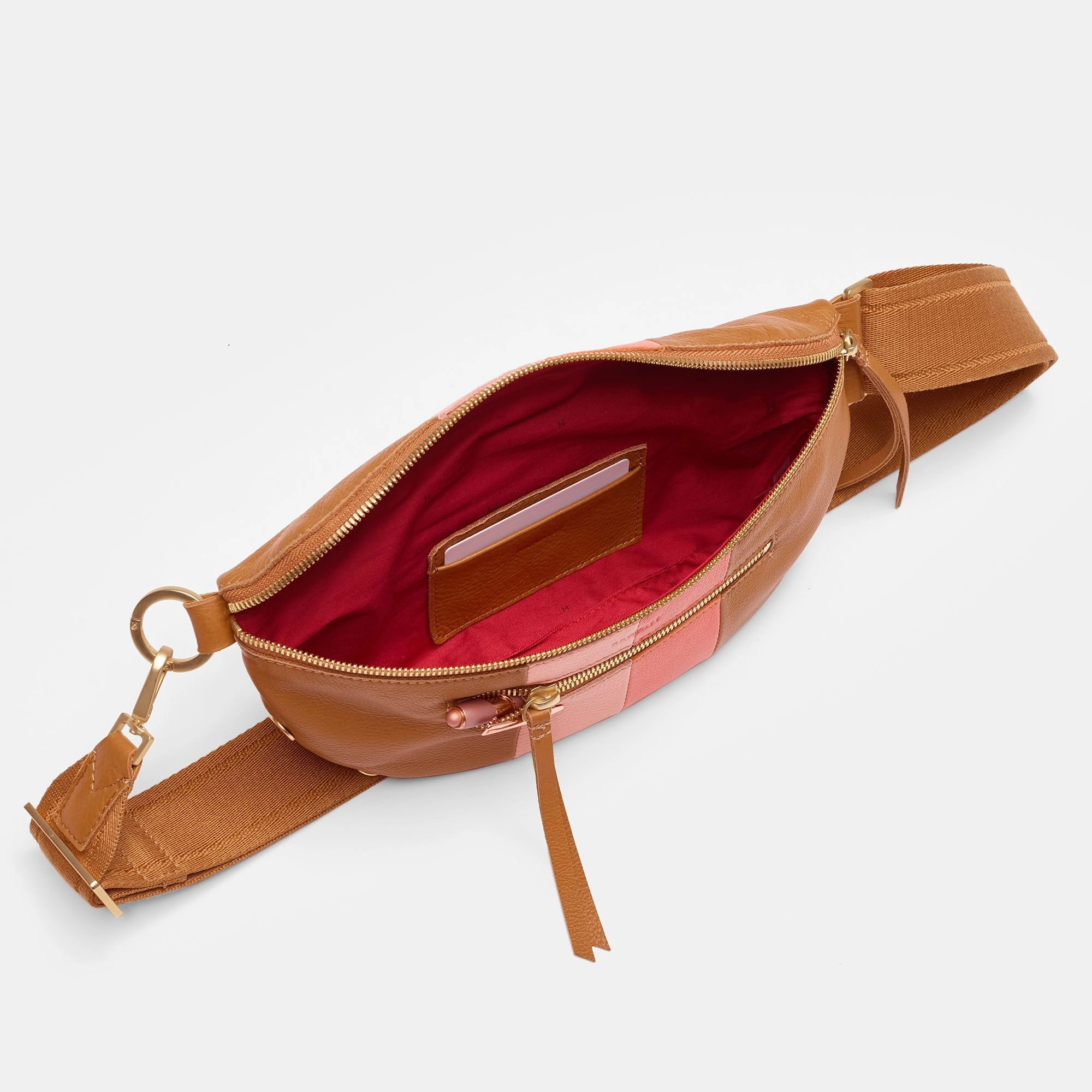 Charles Crossbody | Artist Tape/Brushed Gold | Med