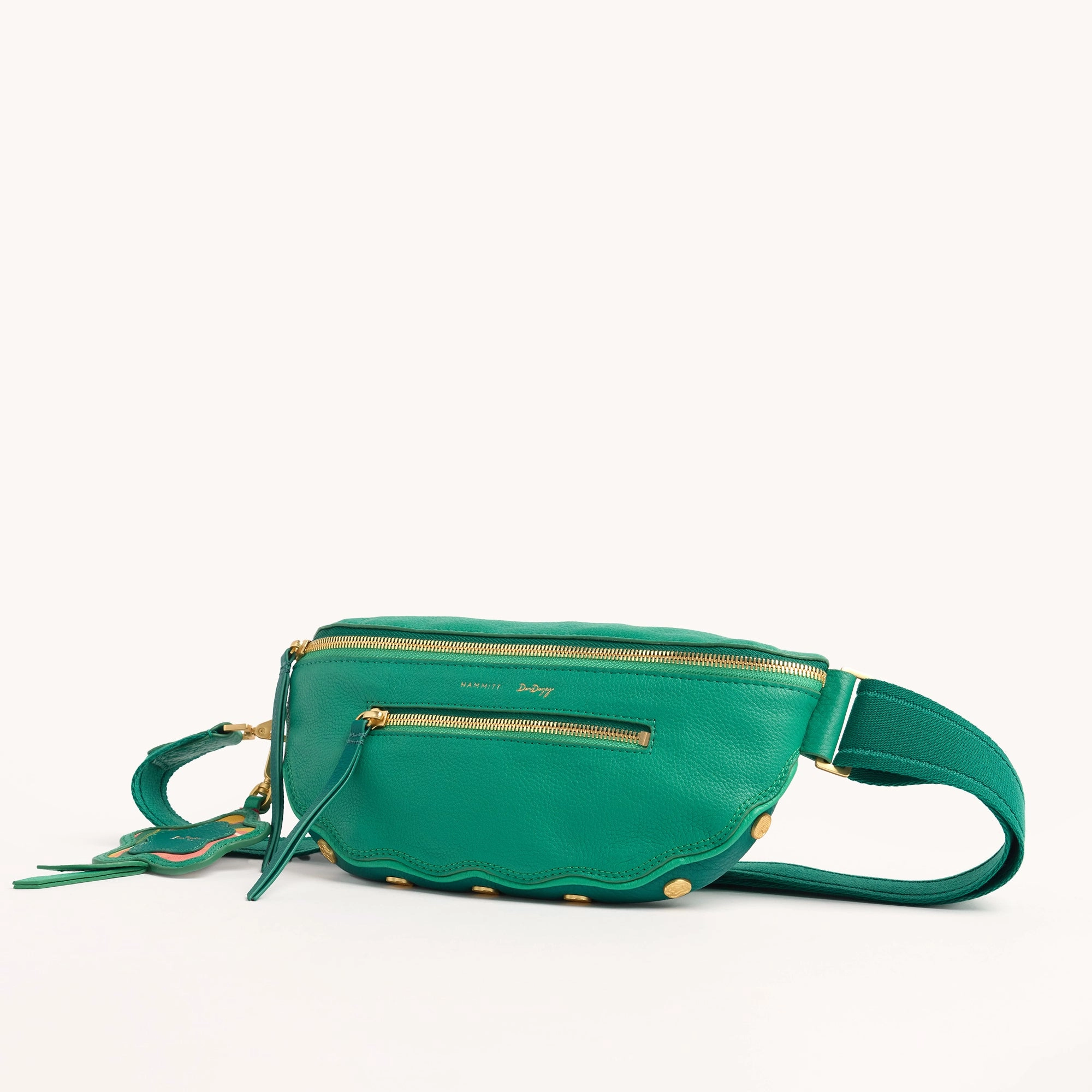 Charles Crossbody | Wavy Dazey/Brushed Gold Dazey Rivet | Med