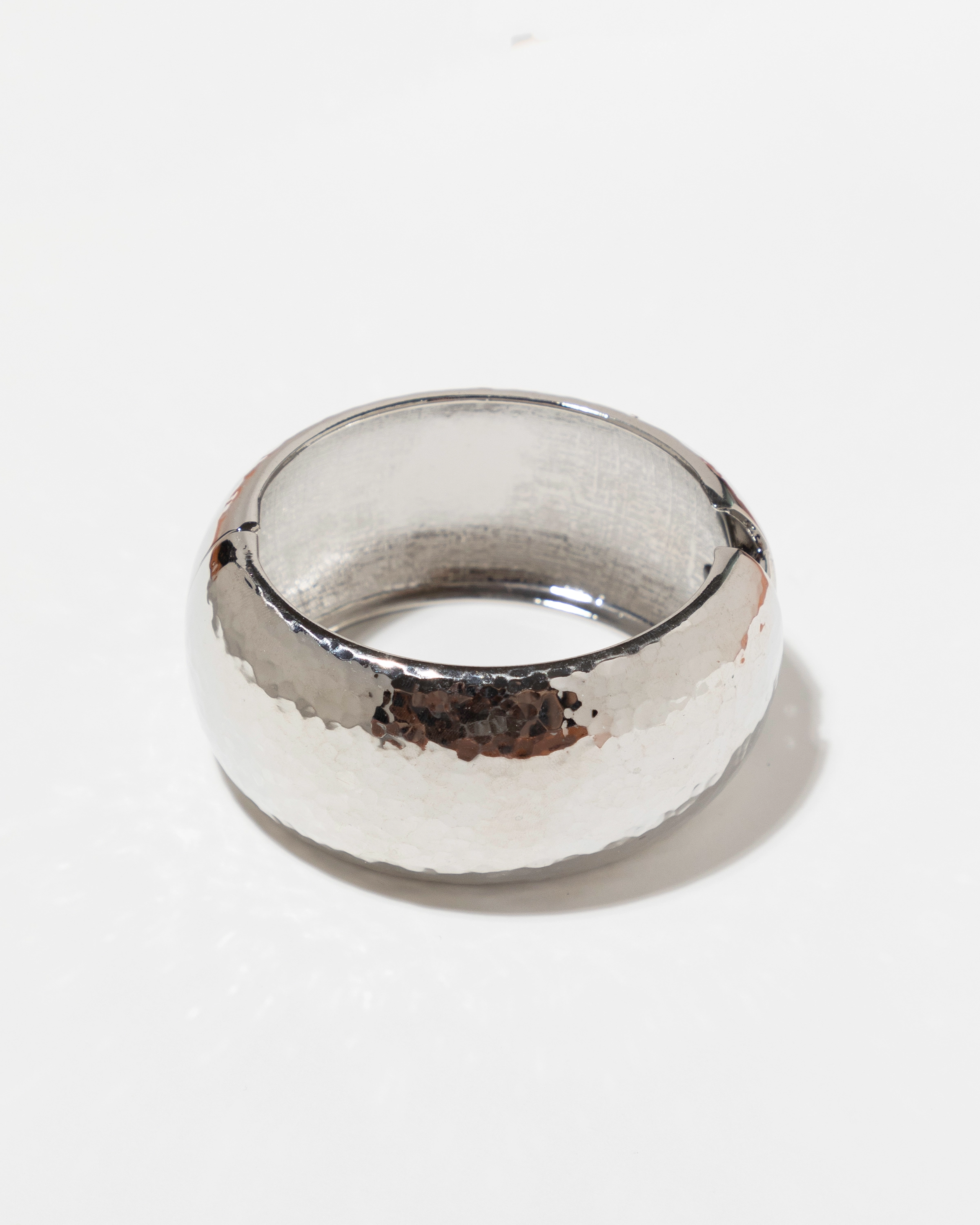 Chunky Hammered Hinge Bracelet