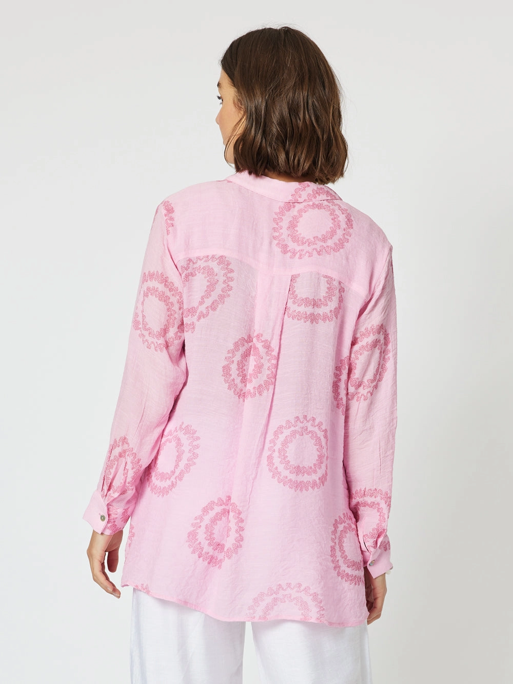 Clarity Zig Zag Shirt Pink