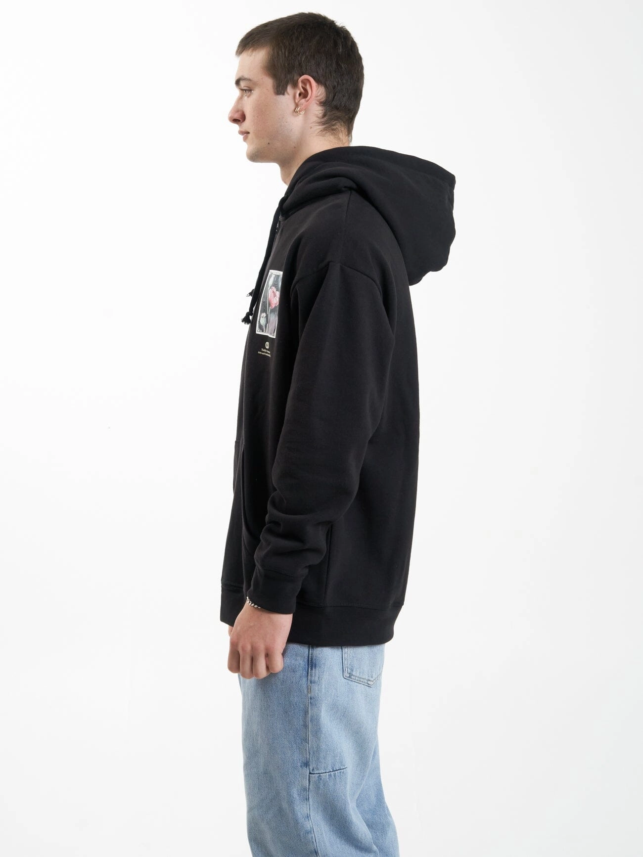Cortex Zip Hood Fleece - Black