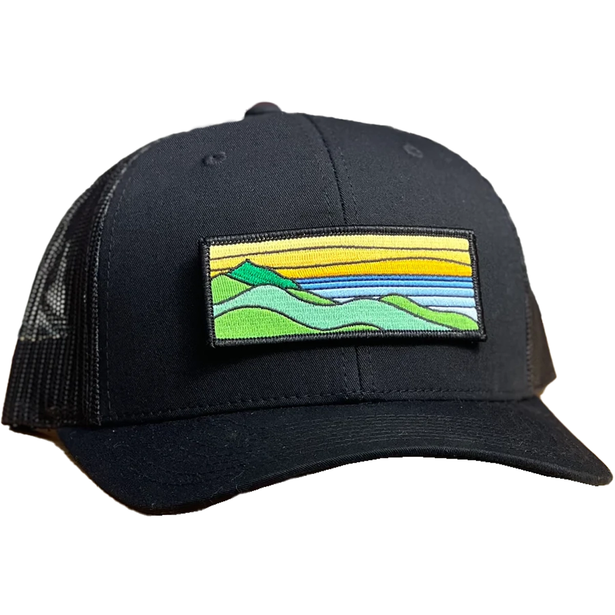 Curved Brim Trucker with Ridgecrest Patch