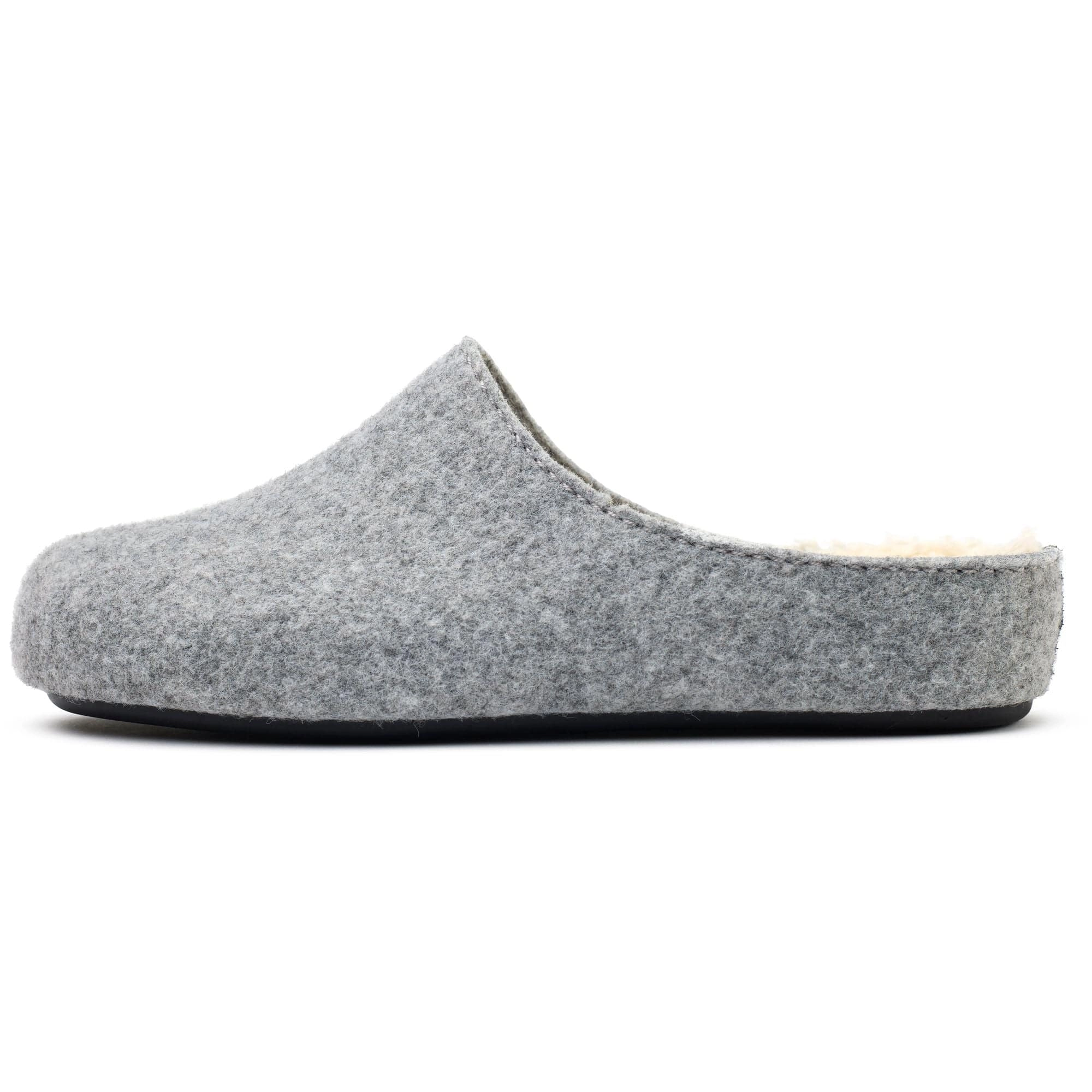 Date Women's Vegan Mule Slippers | Light Grey