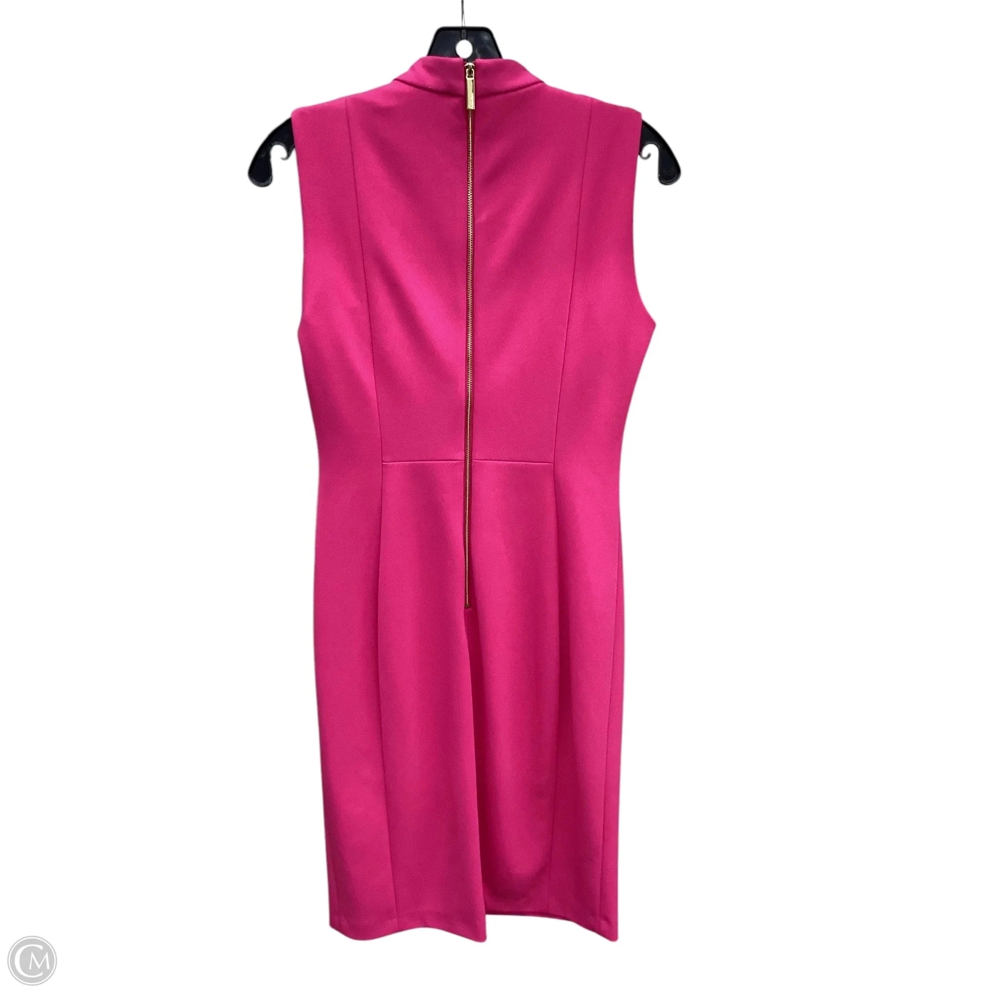 Dress Work By Calvin Klein In Pink, Size: S