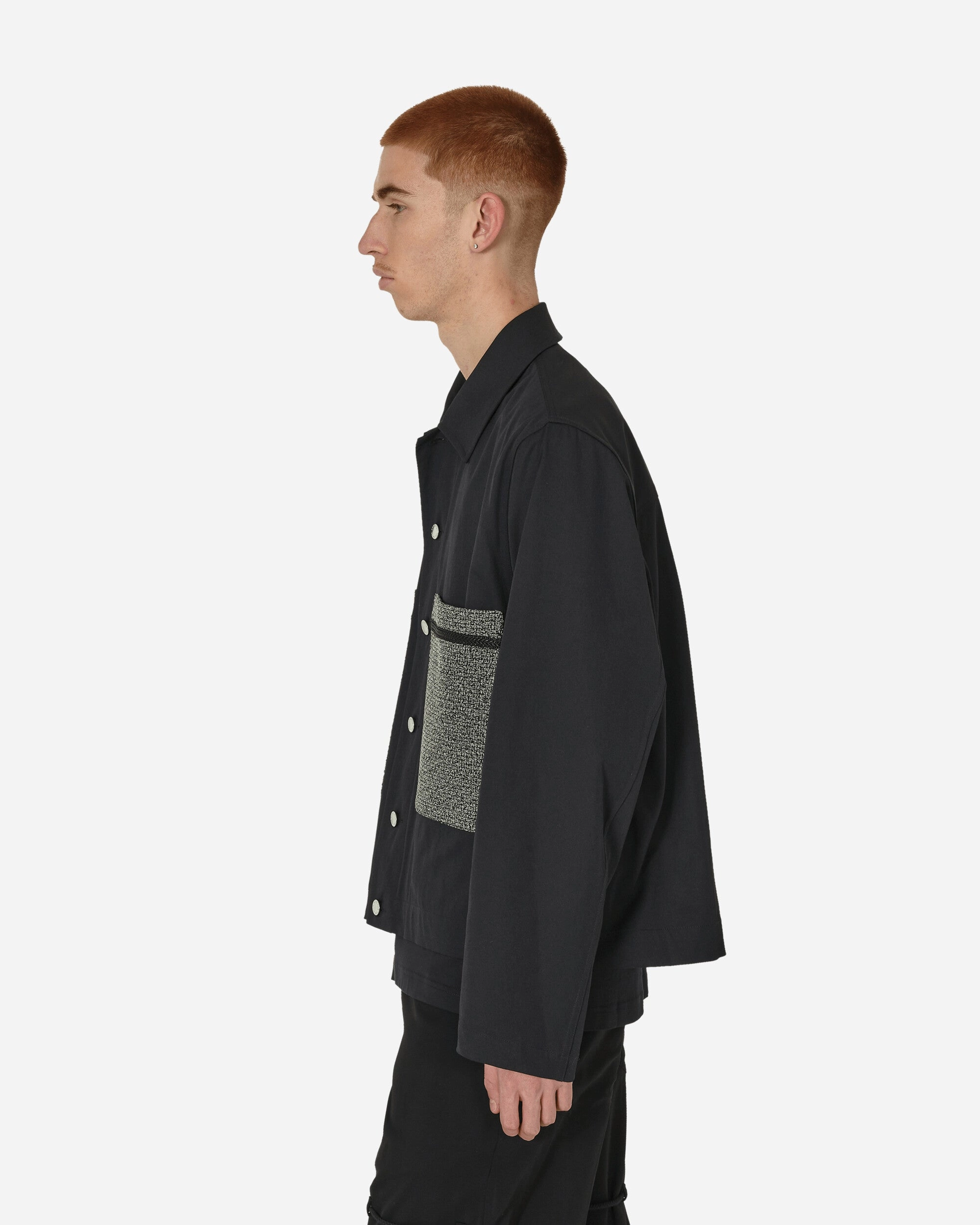 Dry Cotton Box Jacket Black