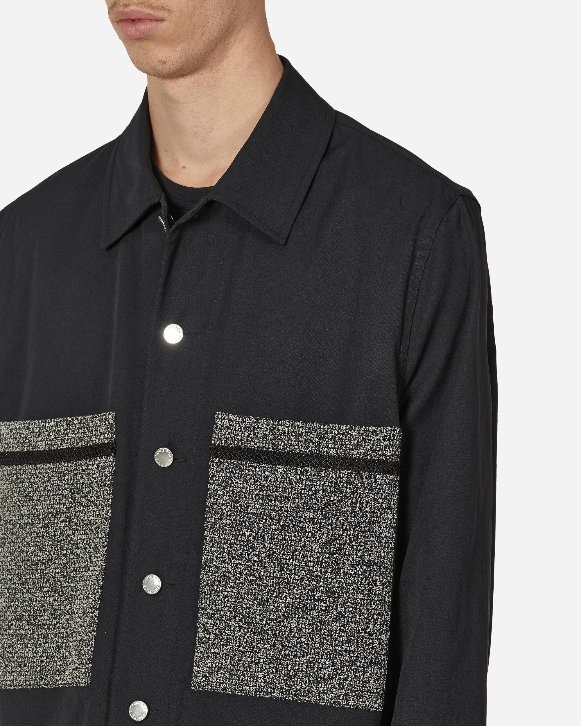 Dry Cotton Box Jacket Black