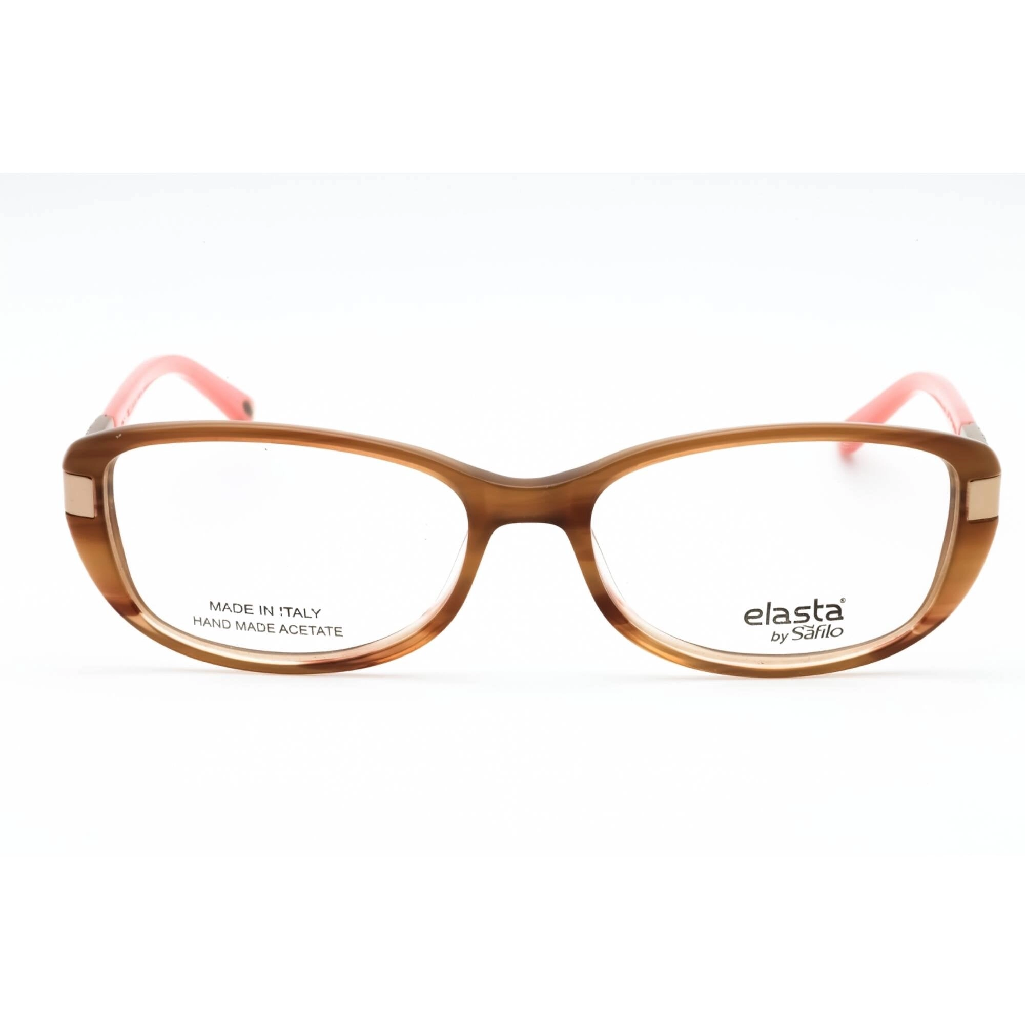 Elasta Women's Eyeglasses - Neutral Fade Plastic Full Rim Oval Frame | 5806 0G8N 00