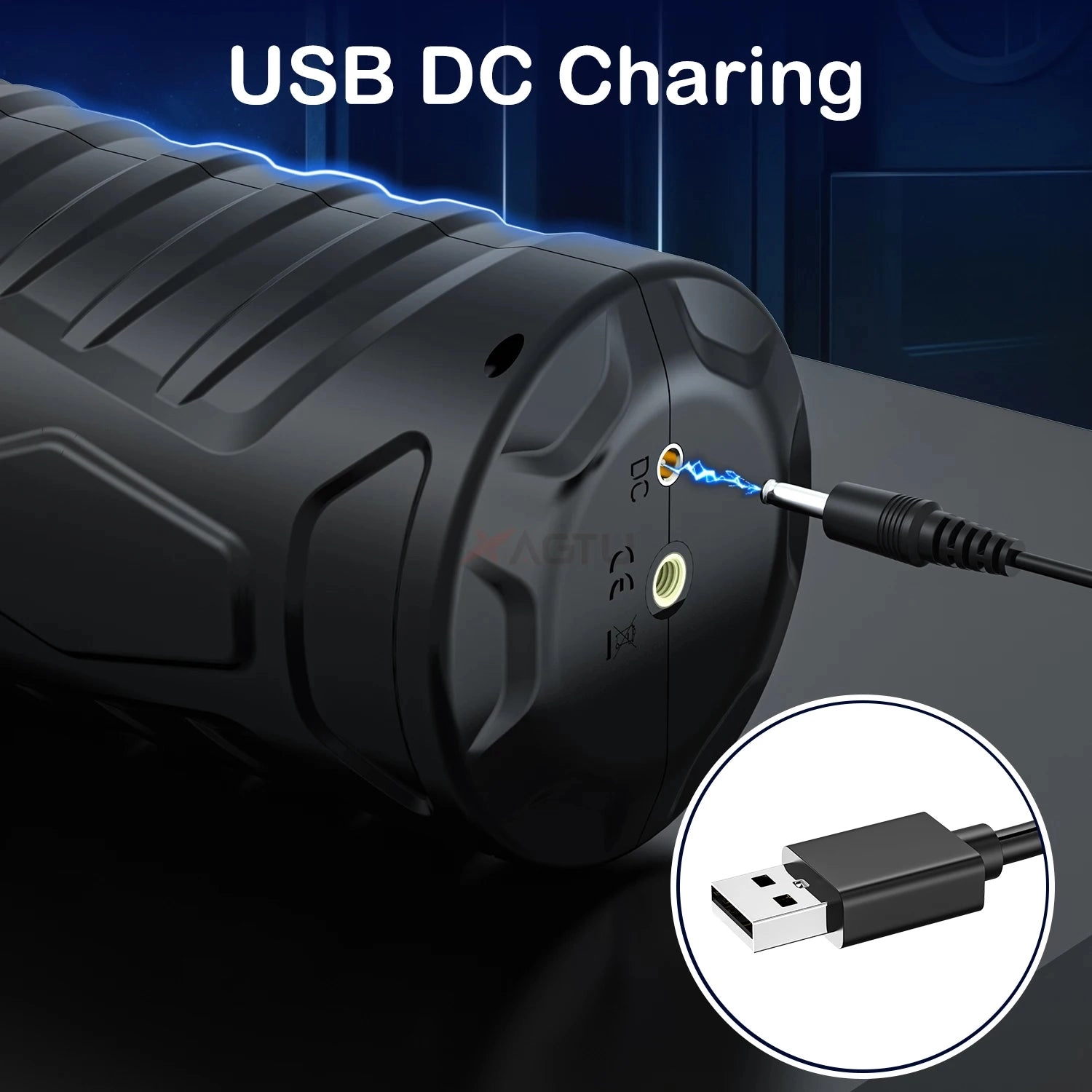 Electric Pocket Pussy 7 Telescopic Rotating Modes