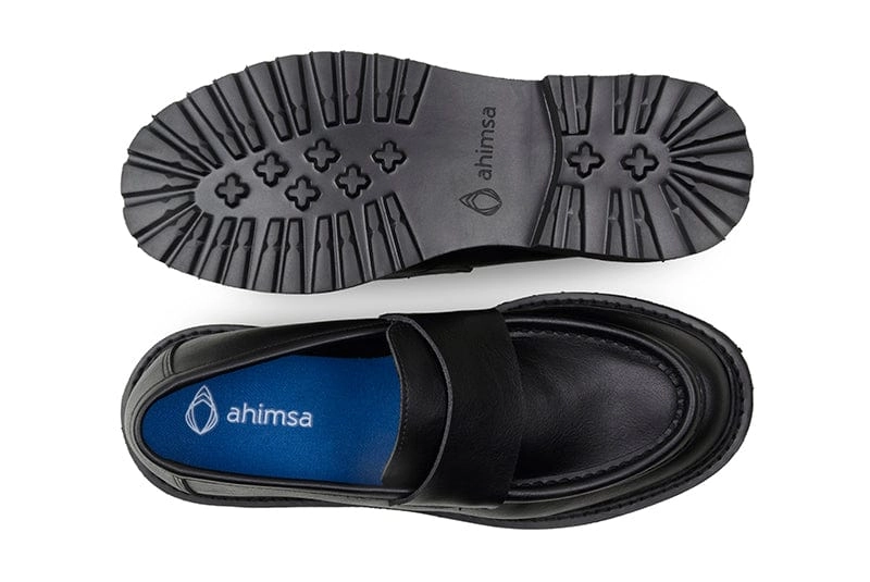 Everyday Unisex Vegan Leather Loafers | Black
