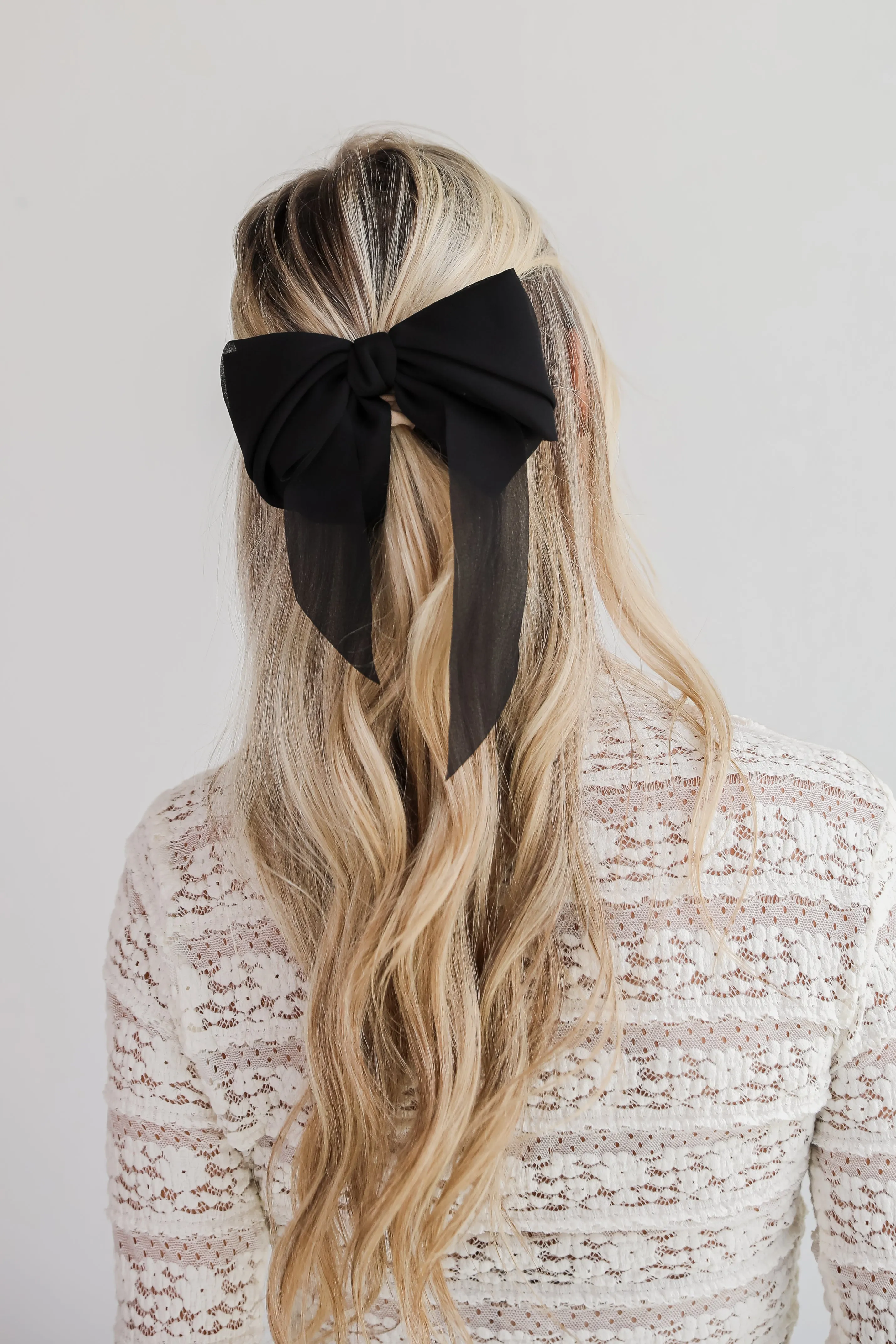 FINAL SALE - Luxe Poise Bow Hair Clip
