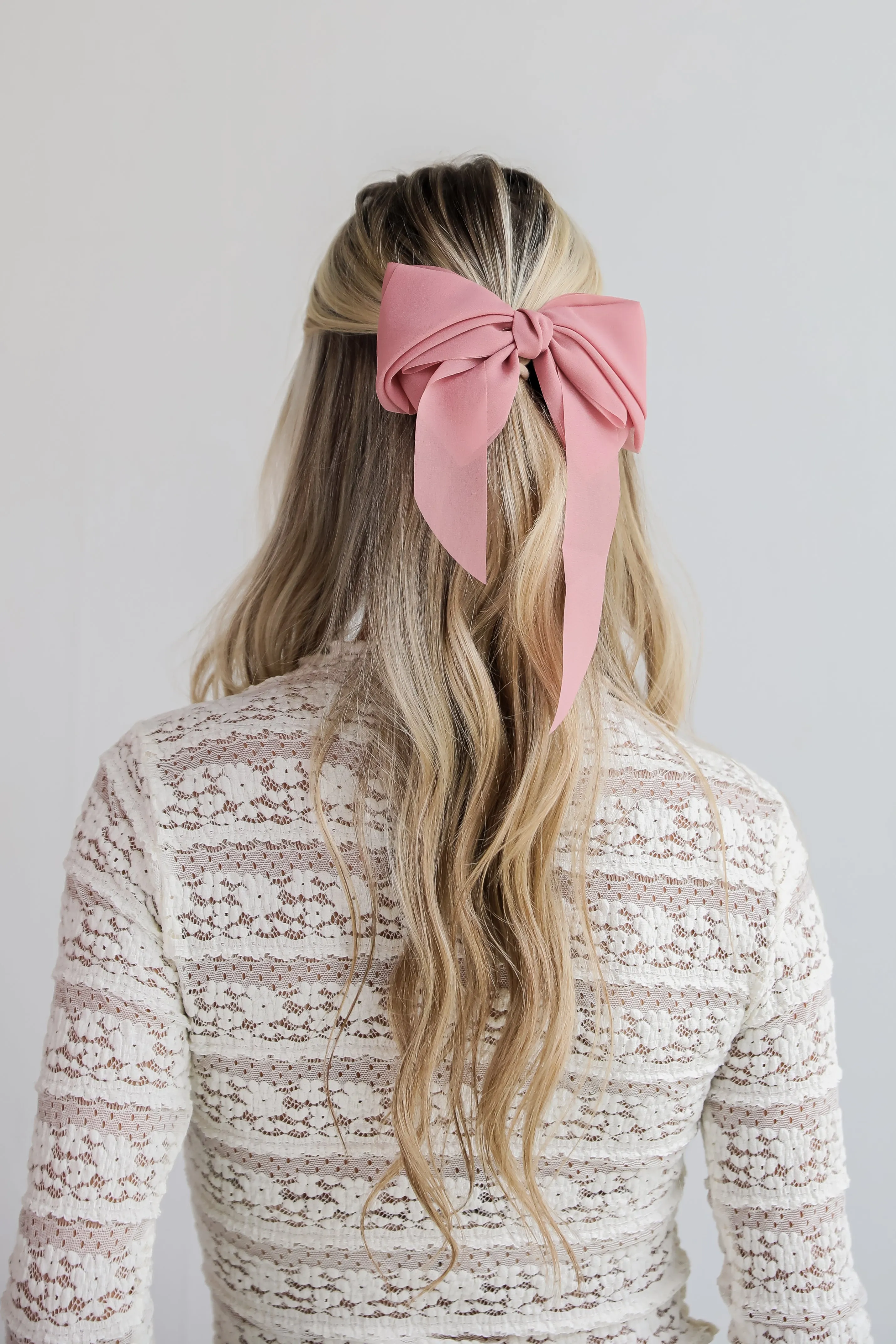 FINAL SALE - Luxe Poise Bow Hair Clip