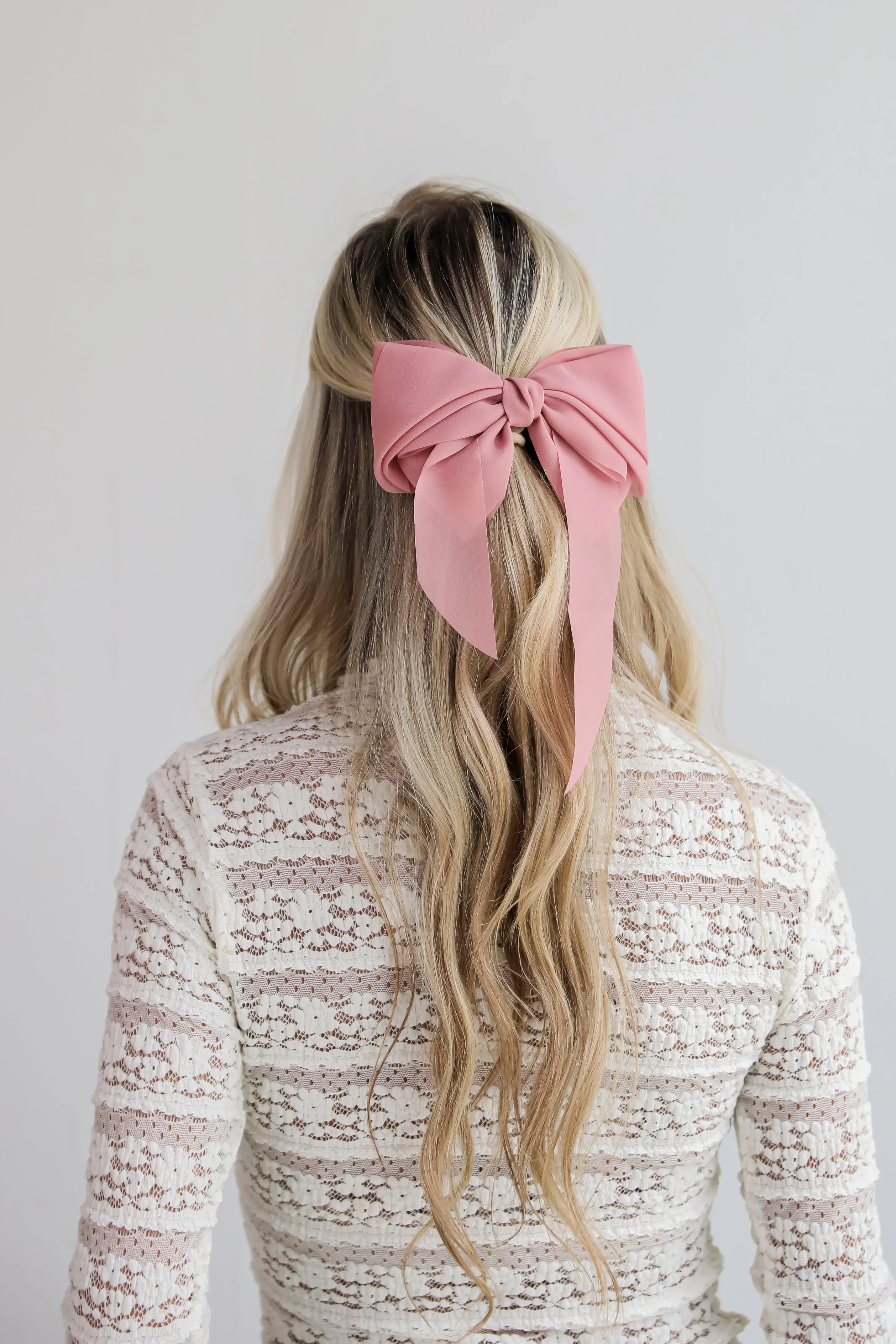 FINAL SALE - Luxe Poise Bow Hair Clip