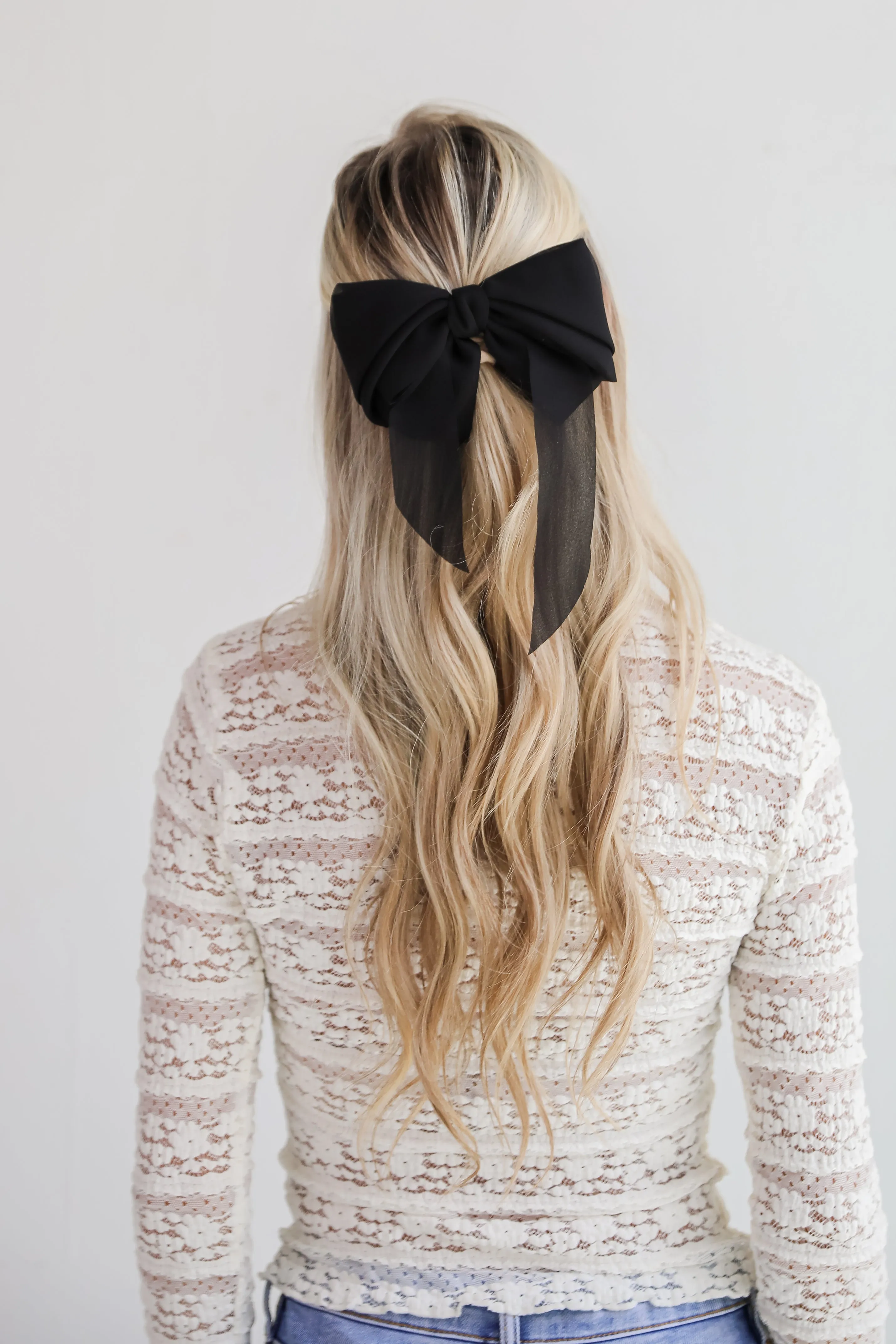 FINAL SALE - Luxe Poise Bow Hair Clip